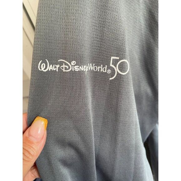 RunDisney Ursula Shirt Adult L Gray Long Sleeve Two Course Challenge 19.3 2021 - Picture 4 of 7